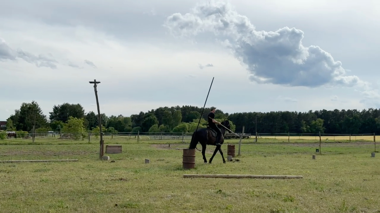 Garrocha-Training auf dem Working Equitation Trail — Paradise Ranch