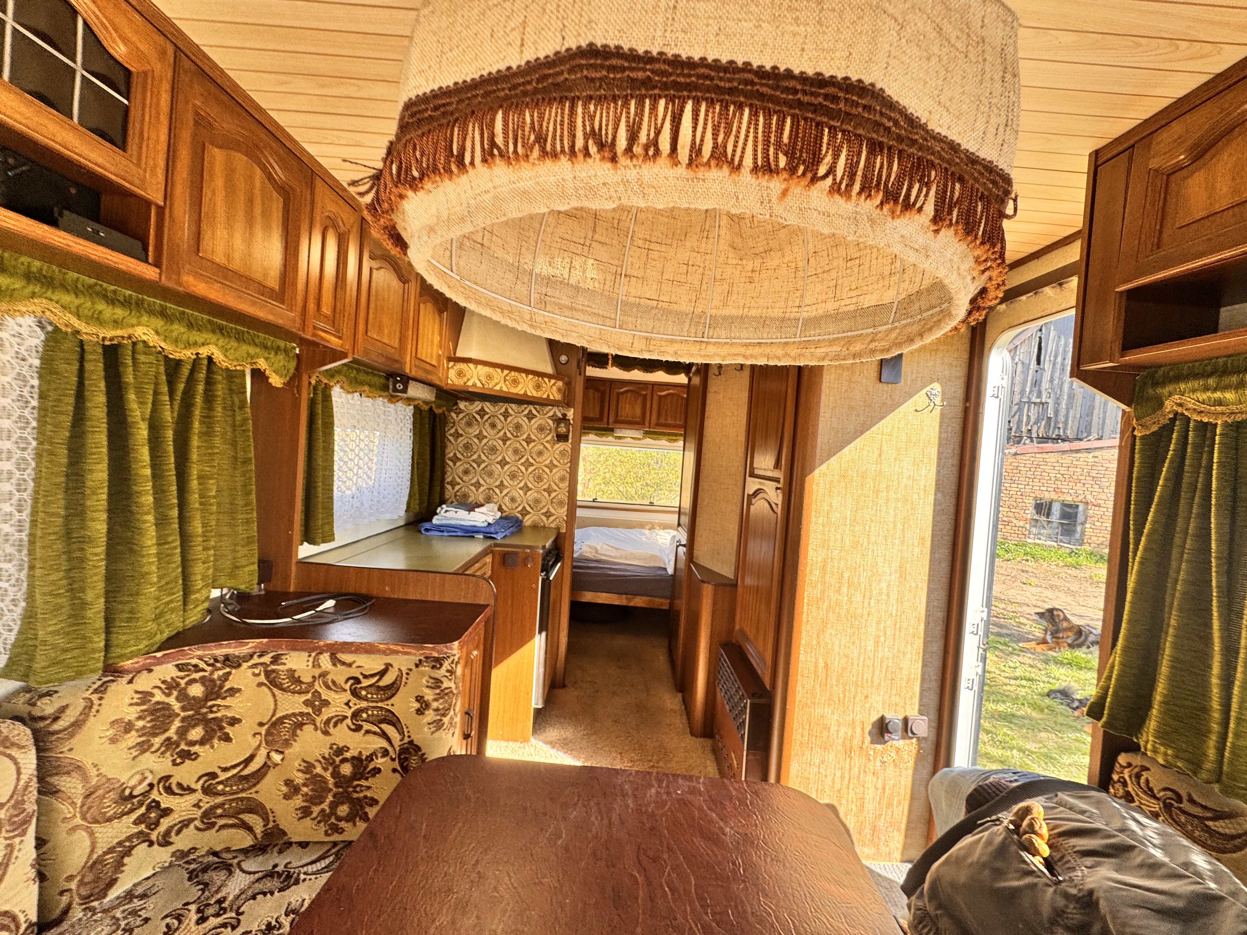 Wohnwagen bei der Paradise Ranch in Lindow, Ansicht