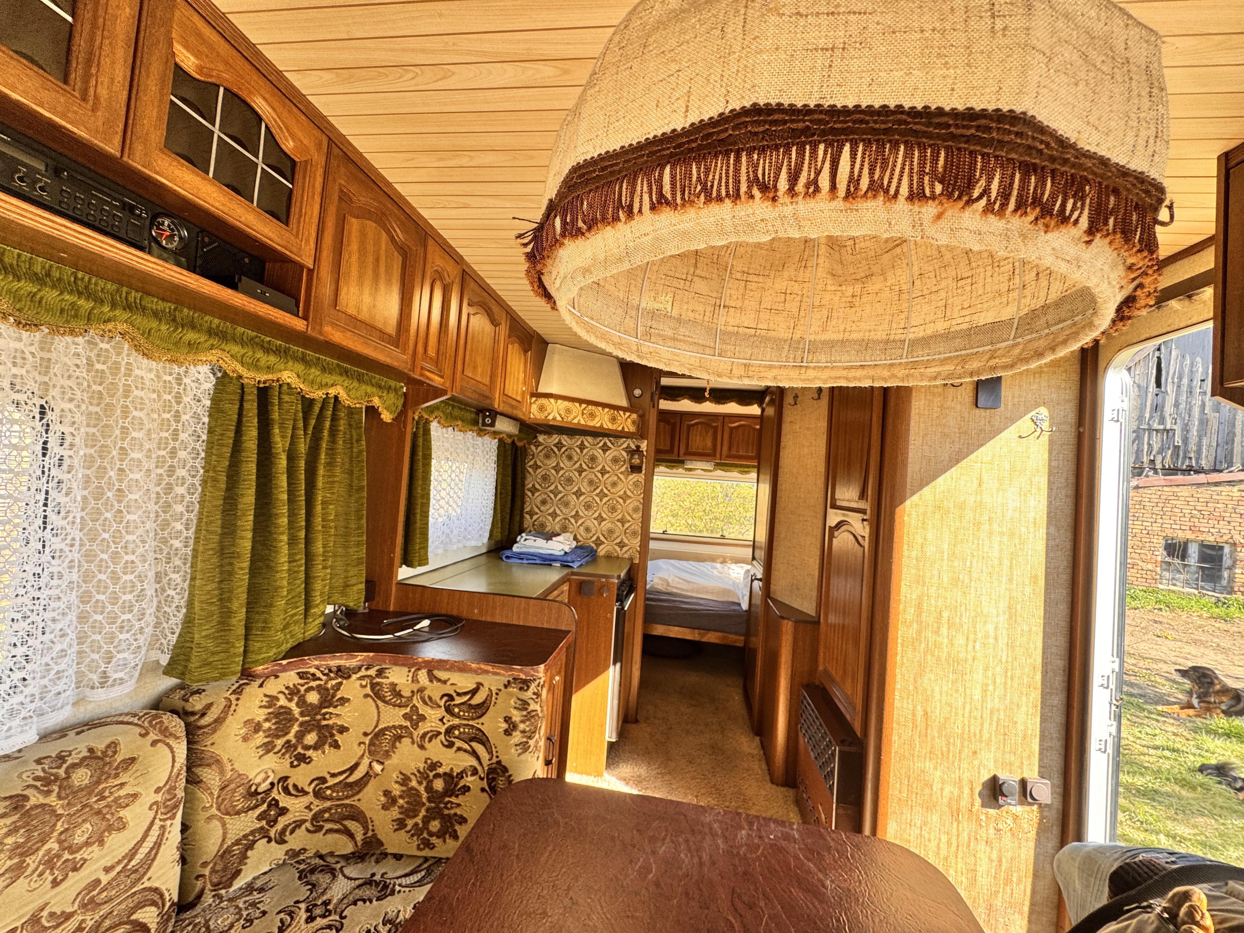 Wohnwagen bei der Paradise Ranch in Lindow, Ansicht